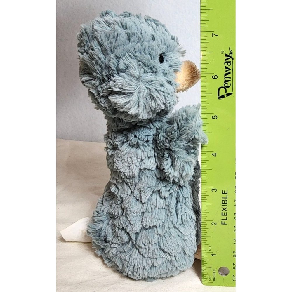 Mary Meyer Putty Duck Duckling Baby Plush Stuffed Animal Lovey 8 Inches Blue - Picture 3 of 6